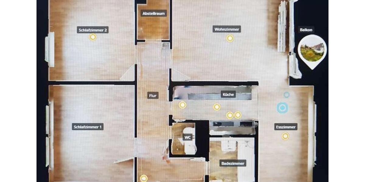 Etagenwohnung Wuppertal Sedansberg - 3 Zimmer, 90 m&sup2;, 1.199&euro; | Angebot:24704225