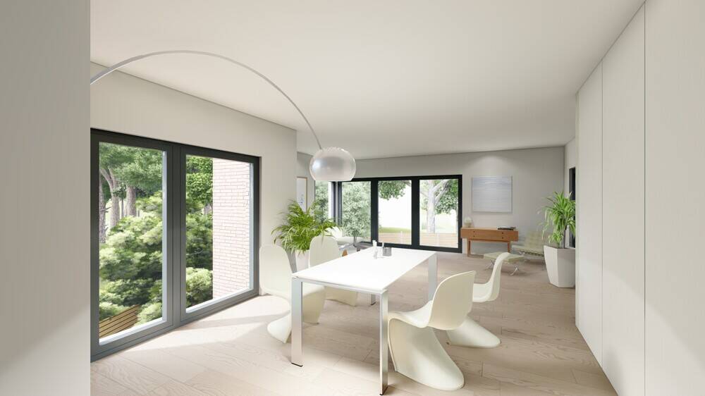 Architektenvilla am Waldrand - Bauhausbungalow mit Dachterrasse, Doppelgarage und exklusiver Privatsphäre - Villa Bensberg Bensberg | Angebot:26503181