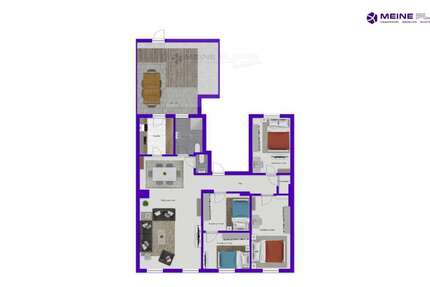 Wohnung Velbert - 5 Zimmer, 120 m&sup2;, 875&euro; | Angebot:26854333