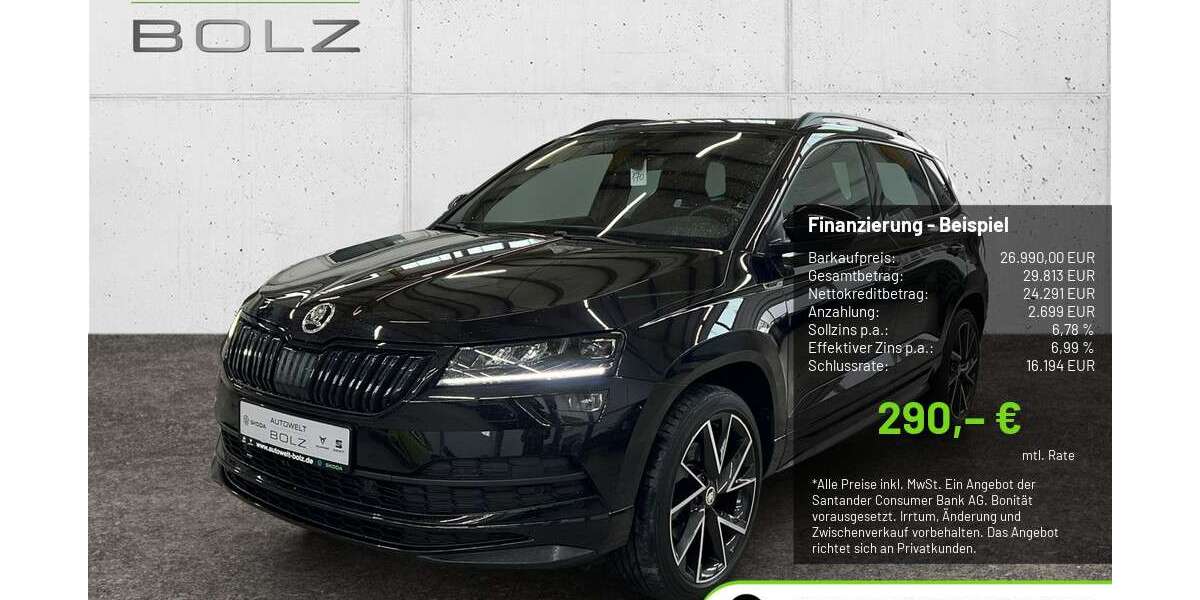 Skoda Karoq 70.188 km 26.990 &euro; Pulheim 50259