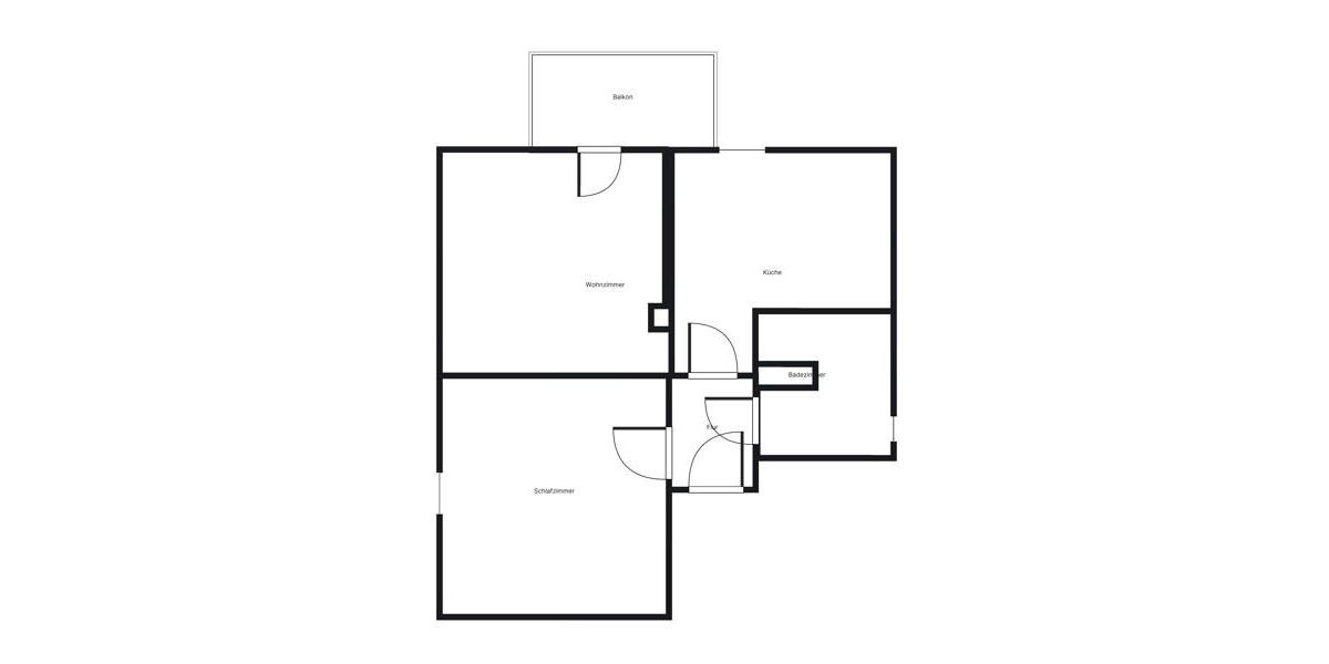 Dachgeschoßwohnung Hattingen - 2 Zimmer, 51 m&sup2;, 513&euro; | Angebot:25154542