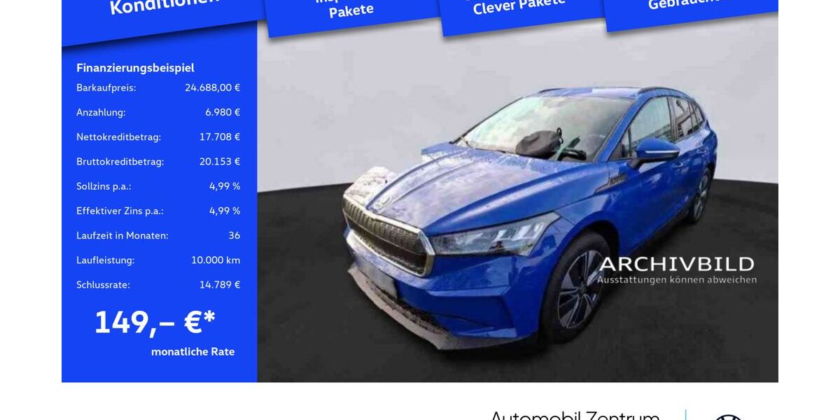 Skoda Enyaq 22.333 km 24.680 &euro; Leverkusen 51379