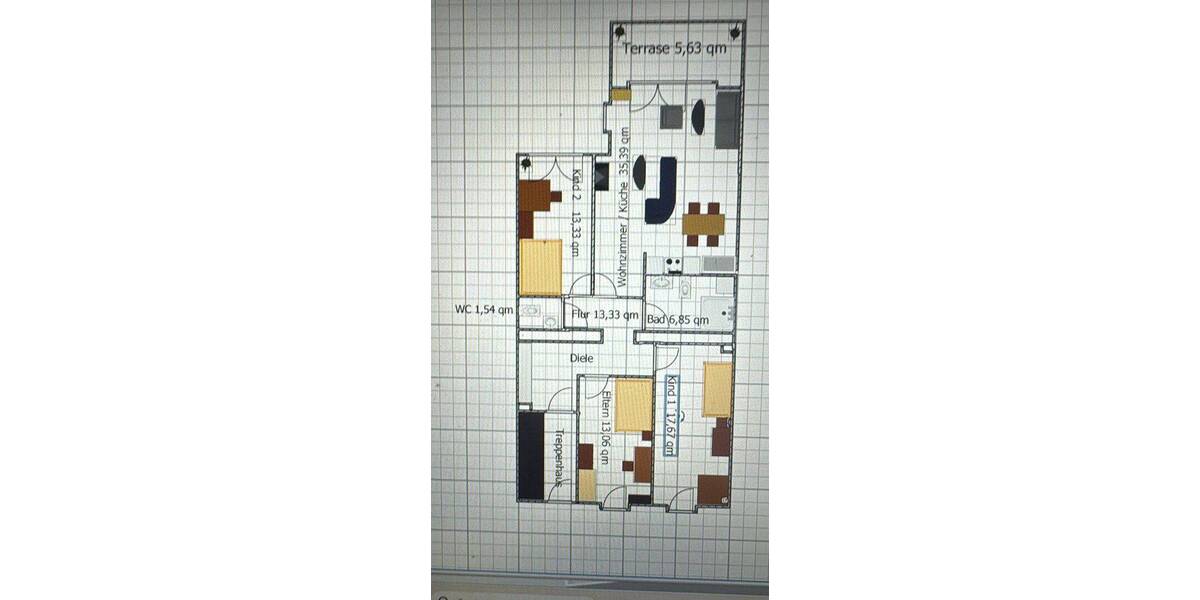 Etagenwohnung Köln Dünnwald - 4 Zimmer, 104 m&sup2;, 1.850&euro; | Angebot:26851490