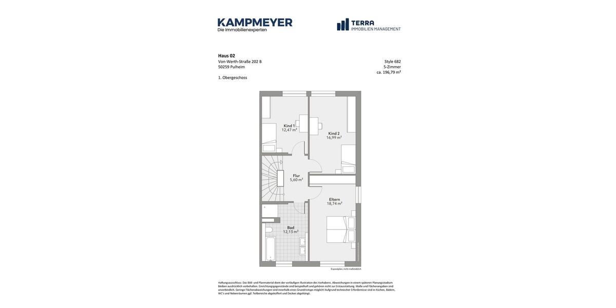 Doppelhaushälfte Pulheim - 5 Zimmer, 197 m&sup2;, 2.620&euro; | Angebot:24617318