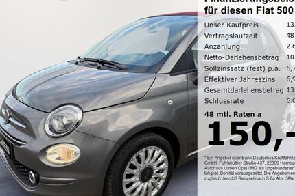 Fiat 500 46.481 km 13.480 &euro; Düsseldorf 40231