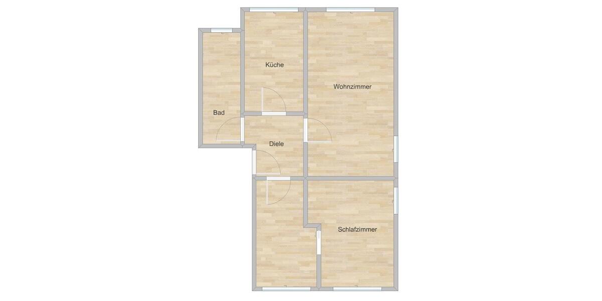 Dachgeschoßwohnung Leverkusen Bürrig - 3 Zimmer, 57 m&sup2;, 600&euro; | Angebot:25811901