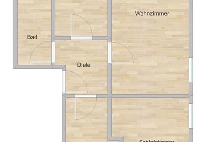 Wohnung Leverkusen Bürrig - 3 Zimmer, 57 m&sup2;, 600&euro; | Angebot:25811901