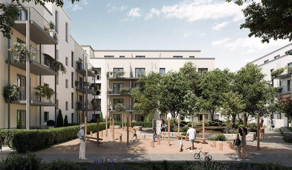 Terrassenwohnung Düsseldorf Benrath - 2 Zimmer, 67 m&sup2;, 399.900&euro; | Angebot:23824211