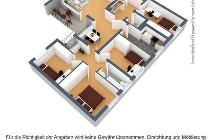 Wohnung Solingen Solingen-Mitte - 5 Zimmer, 107 m&sup2;, 1.049&euro; | Angebot:27684450