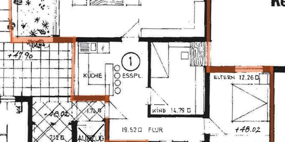 Etagenwohnung Köln-Pesch Pesch - 3 Zimmer, 83 m&sup2;, 1.350&euro; | Angebot:24762161