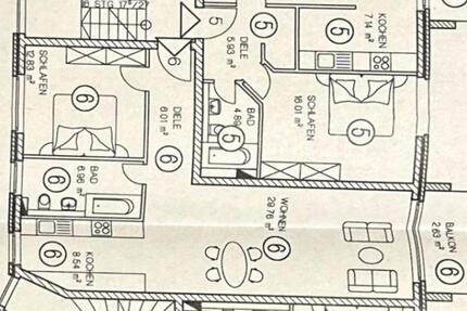 Wohnung Neuss Gnadental - 2 Zimmer, 67 m&sup2;, 974&euro; | Angebot:24839163
