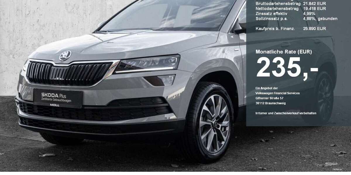 Skoda Karoq 6.214 km 25.890 € Düsseldorf 40474