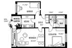 Etagenwohnung Leverkusen Schlebusch - 3 Zimmer, 74 m&sup2;, 197.000&euro; | Angebot:27446923