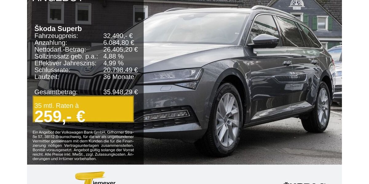 Skoda Superb 29.999 km 31.990 &euro; Remscheid 42857