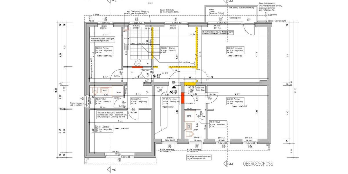 Etagenwohnung Neuss Augustinusviertel - 4 Zimmer, 123 m&sup2;, 1.700&euro; | Angebot:24864864