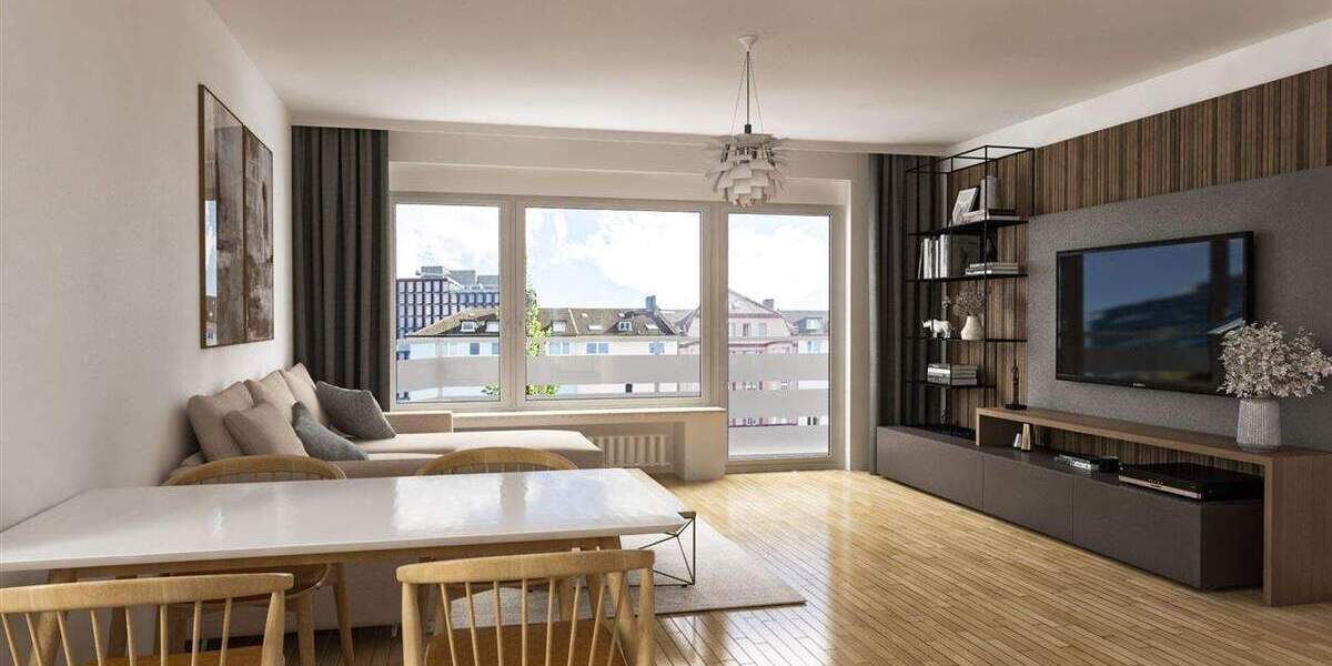 Etagenwohnung Düsseldorf Golzheim - 3 Zimmer, 359.000&euro; | Angebot:24766704
