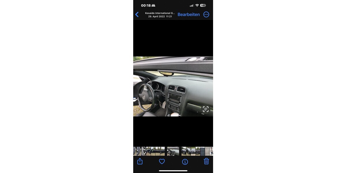 VW Golf VI Cabriolet 151.000 km 9.000 € Wuppertal 42275