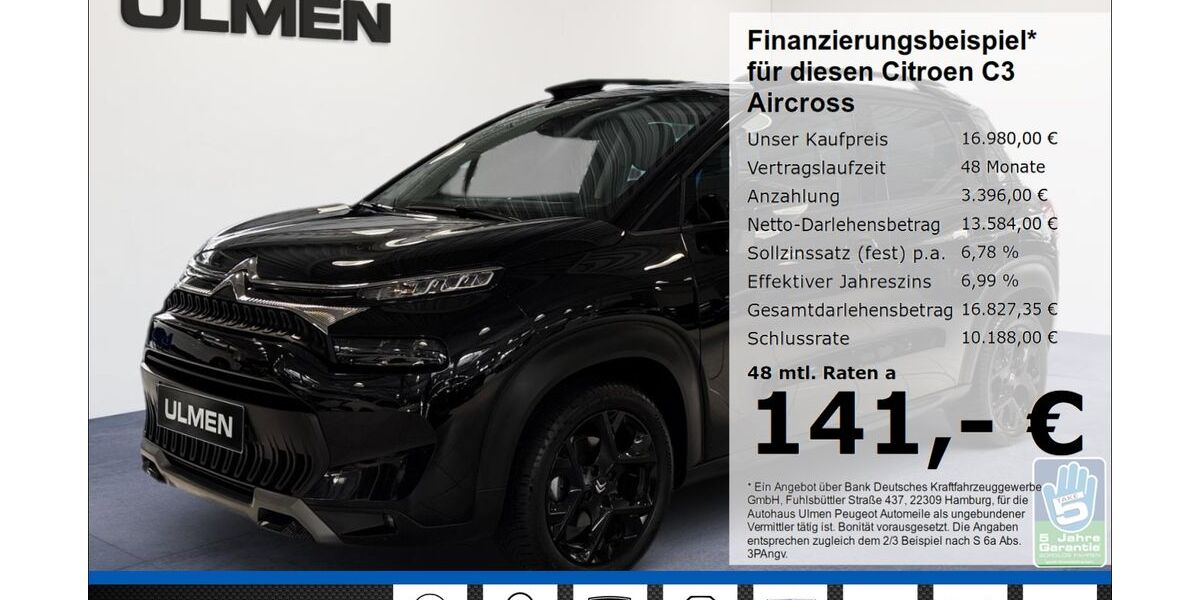 Citroen C3 Aircross 44.213 km 16.980 &euro; Düsseldorf 40233