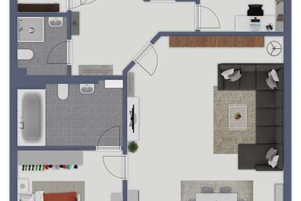 Wohnung Leverkusen Bergisch Neukirchen - 3 Zimmer, 94 m&sup2;, 890&euro; | Angebot:24775974