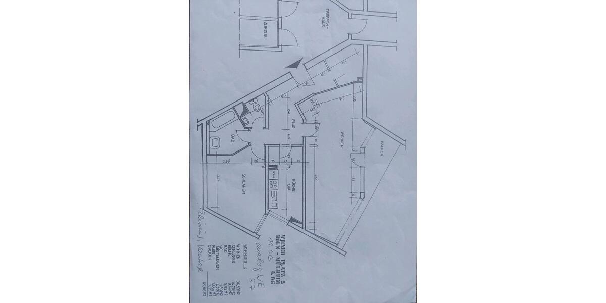 Etagenwohnung Köln Mülheim - 2 Zimmer, 90 m&sup2;, 365.000&euro; | Angebot:27022655