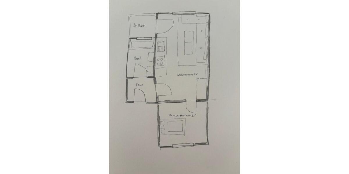 Etagenwohnung Wuppertal Lichtenplatz - 1.5 Zimmer, 36 m&sup2;, 395&euro; | Angebot:24748692