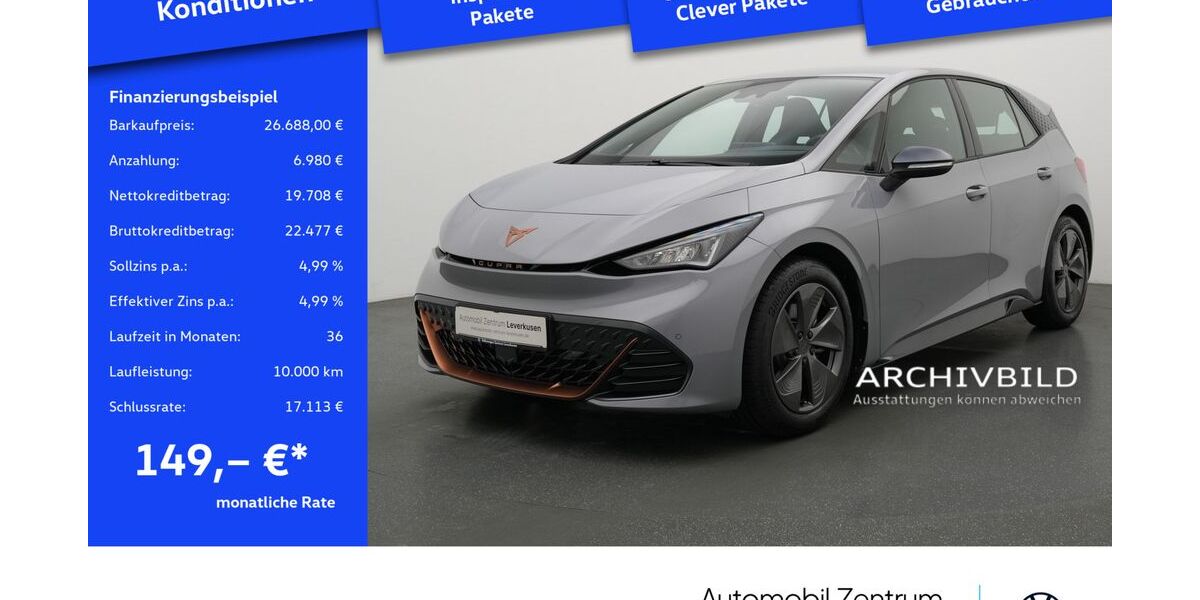 Cupra Born 27.084 km 26.680 &euro; Leverkusen 51379