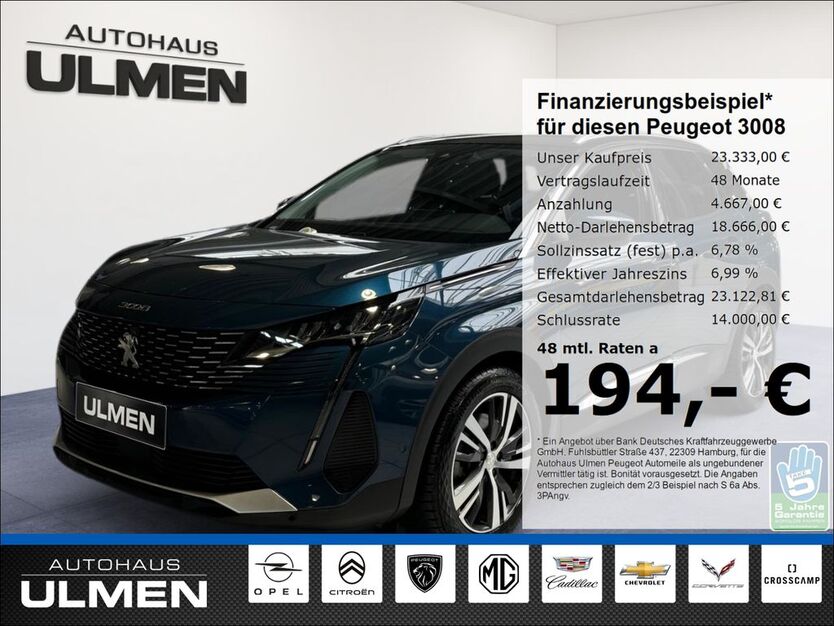 Peugeot 3008 58.993 km 23.333 € Düsseldorf 40233