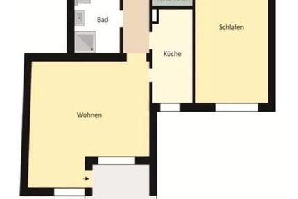 2 Zimmer Wohnung (voll möbiliert) zimmer