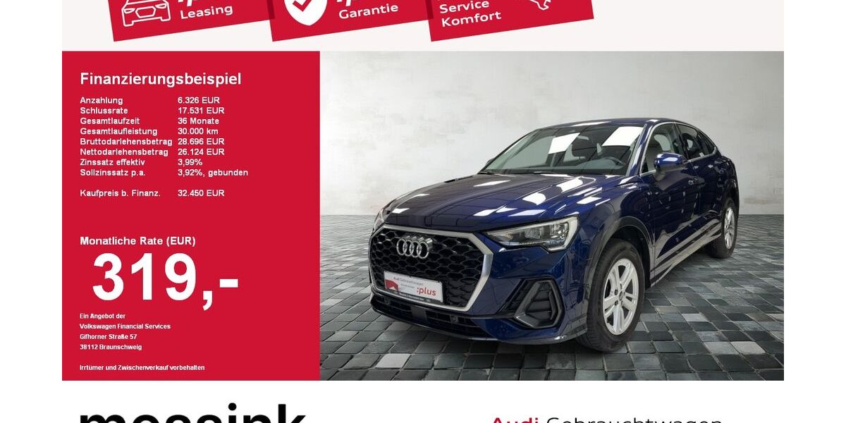 Audi Q3 39.962 km 32.450 &euro; Wermelskirchen 42929