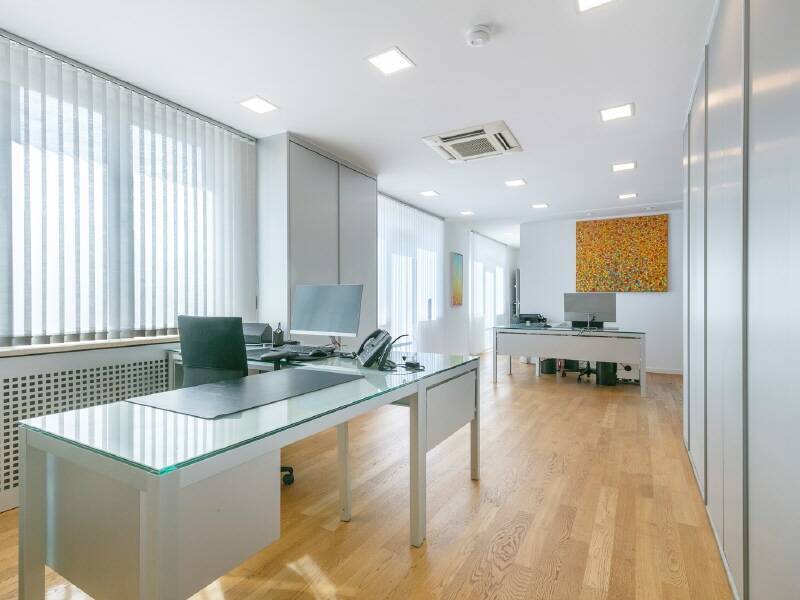 Penthouse-Masionette - Büro mit Domblick