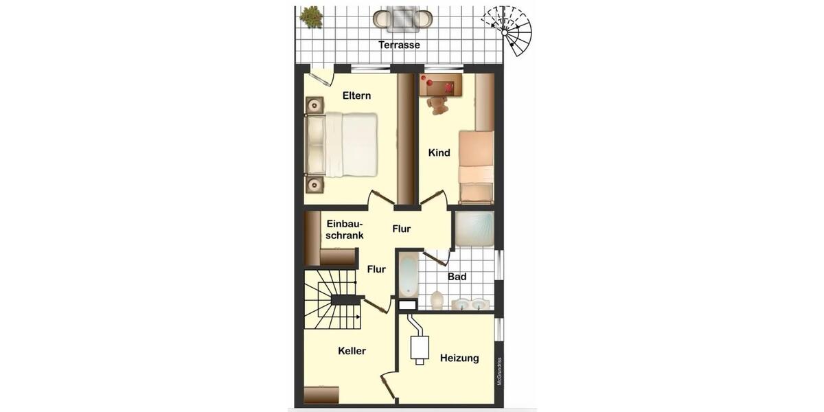 Doppelhaushälfte Velbert Pöthen - 5 Zimmer, 161 m&sup2;, 385.000&euro; | Angebot:24315020