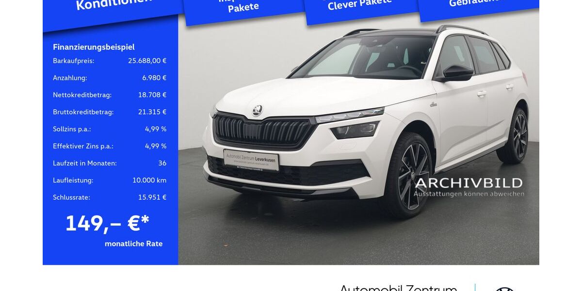 Skoda Kamiq 49.498 km 25.688 &euro; Leverkusen 51379