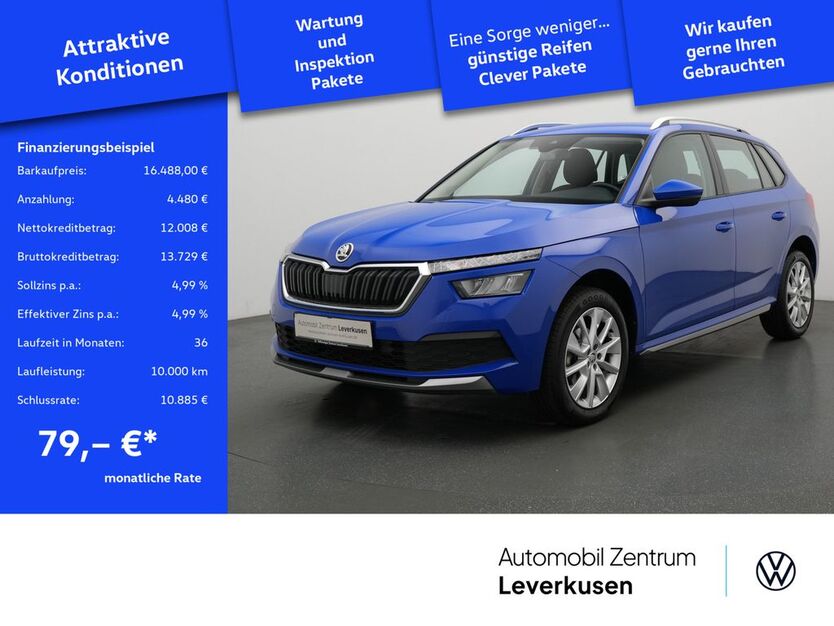 Skoda Kamiq 62.549 km 16.488 € Leverkusen 51379