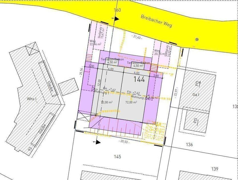 Positiver Bauvorbescheid für Doppelhaus