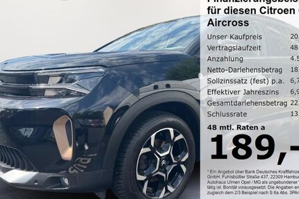Citroen C5 Aircross 31.304 km 20.999 € Düsseldorf 40231