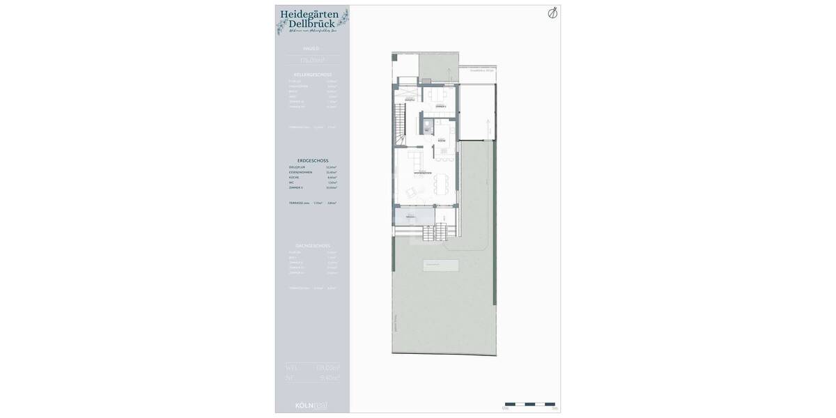 Doppelhaushälfte Köln Dellbrück - 7 Zimmer, 178 m&sup2;, 969.900&euro; | Angebot:25743998