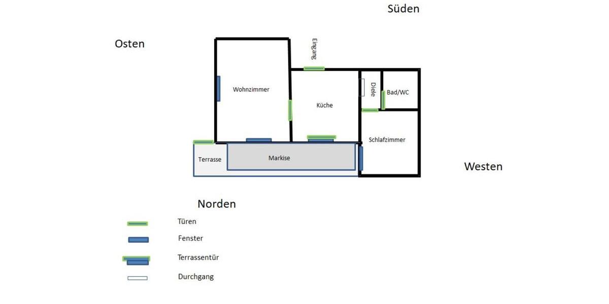 Etagenwohnung Ratingen Homberg - 2 Zimmer, 1.195&euro; | Angebot:22589669