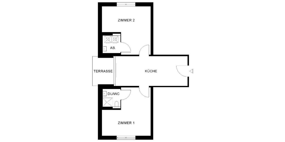 Etagenwohnung Mettmann - 2 Zimmer, 57 m&sup2;, 588&euro; | Angebot:24788496