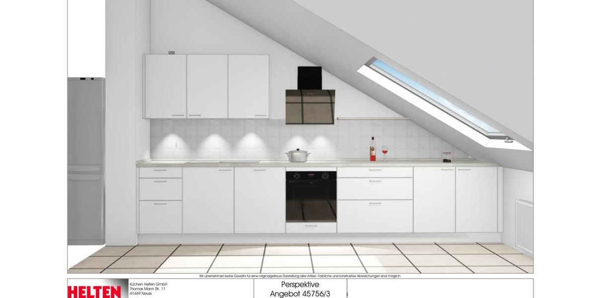 Dachgeschoßwohnung Neuss Augustinusviertel - 3 Zimmer, 71 m&sup2;, 990&euro; | Angebot:24811495