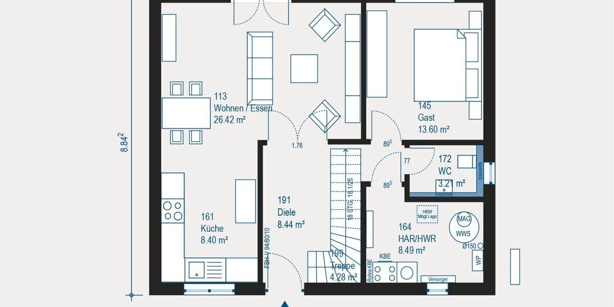 Individuell geplantes Einfamilienhaus in Neuss - Ihr Wunschhaus mit allkauf Qualität und Sicherheit - Einfamilienhaus Neuss Holzheim | Angebot:27595011