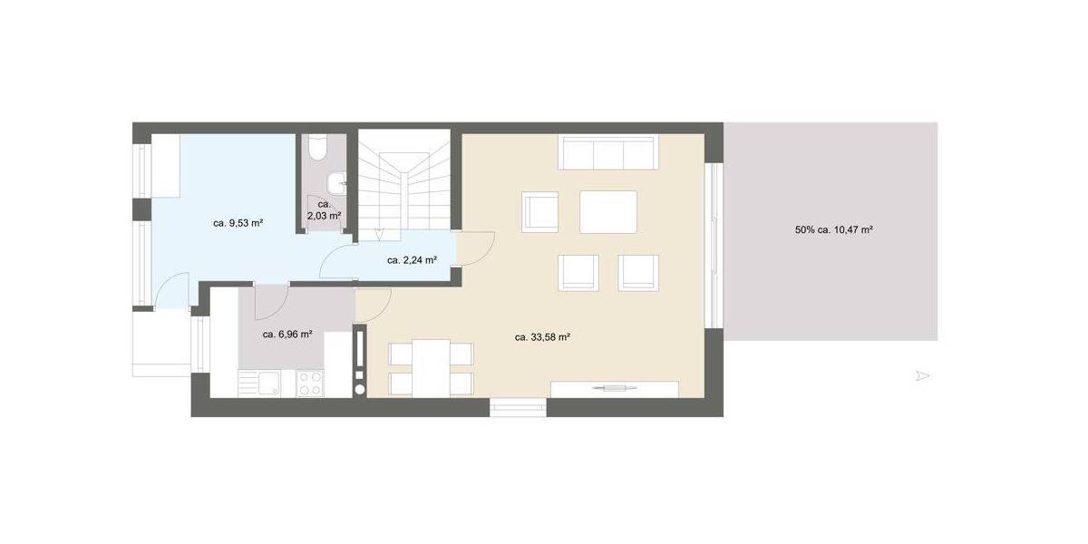 Reihenmittelhaus Düsseldorf Hellerhof - 6 Zimmer, 157 m&sup2;, 599.000&euro; | Angebot:26843922