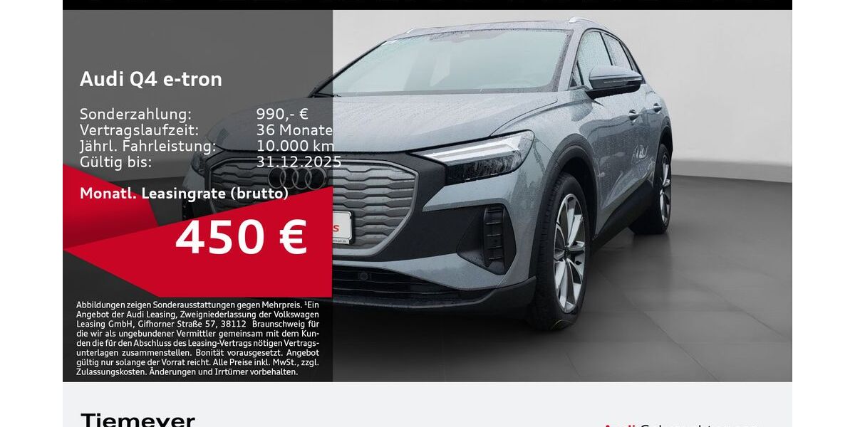 Audi Q4 e-tron 8.004 km 46.950 € Remscheid 42897