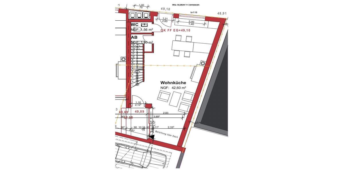 Etagenwohnung Hilden - 3 Zimmer, 122 m&sup2;, 2.340&euro; | Angebot:23958866