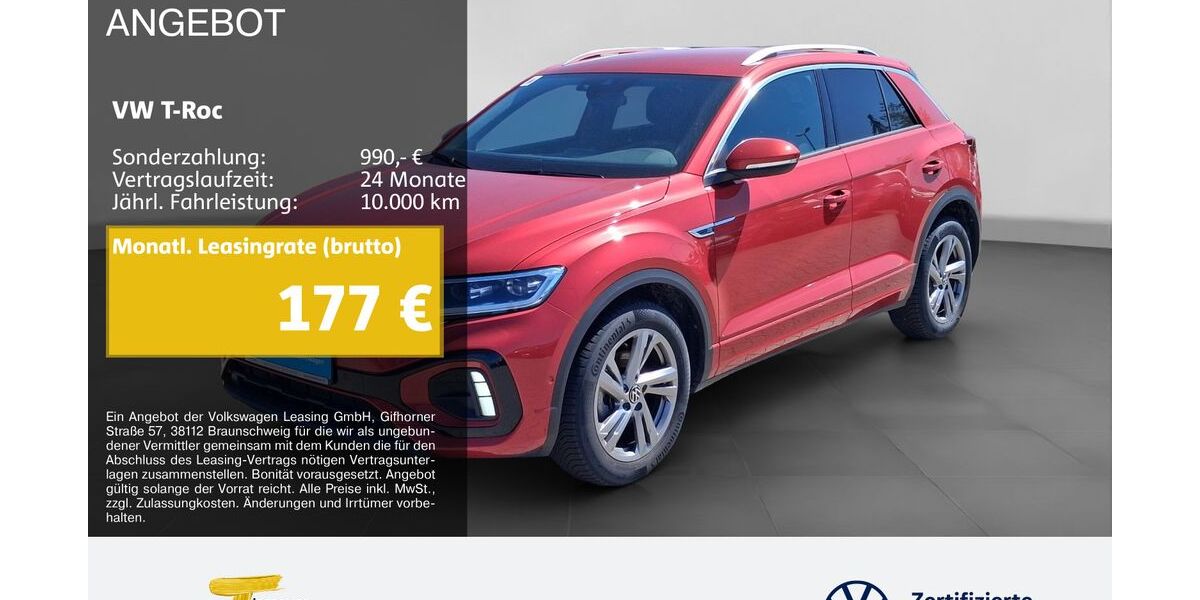 VW T-Roc 7.207 km 24.380 &euro; Remscheid 42897