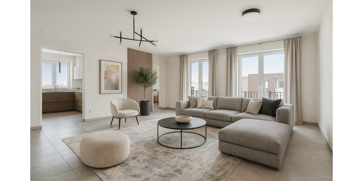 Etagenwohnung Düsseldorf Heerdt - 4 Zimmer, 116 m&sup2;, 699.000&euro; | Angebot:23642561