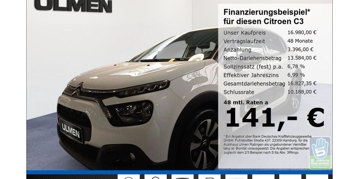 Citroen C3 15.350 km 16.960 &euro; Ratingen 40880