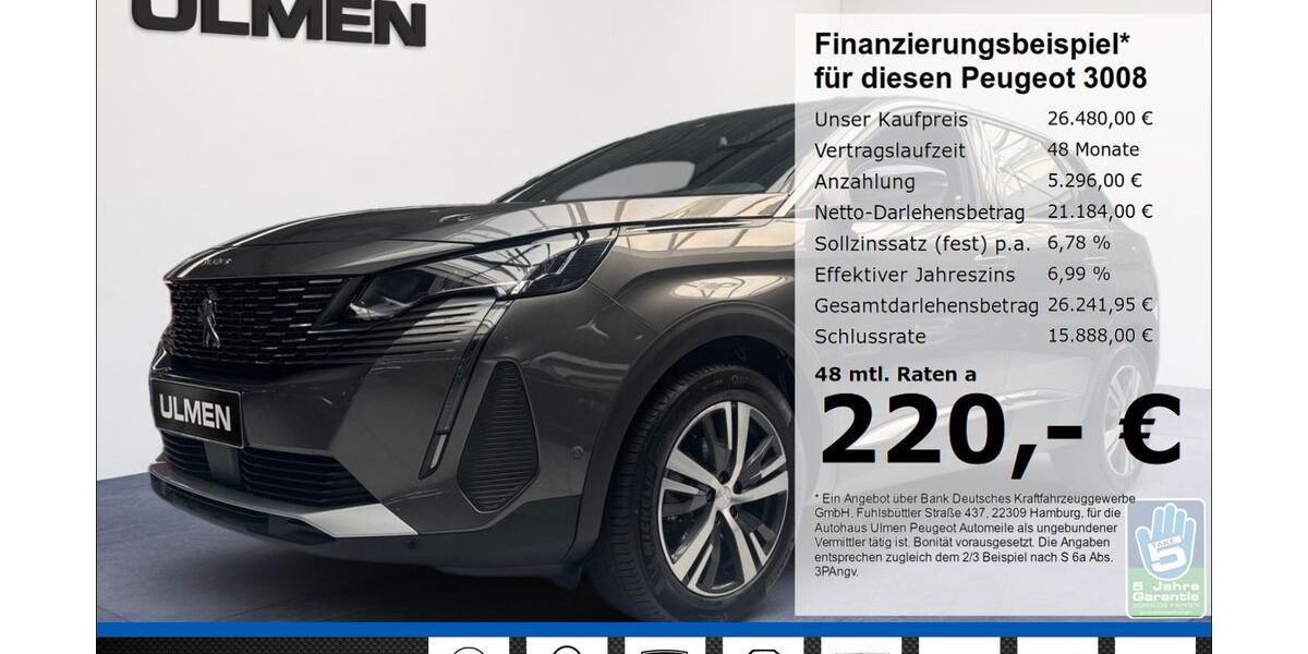 Peugeot 3008 26.764 km 25.980 &euro; Düsseldorf 40233
