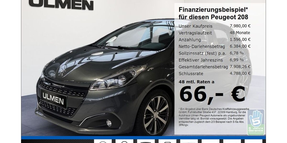 Peugeot 208 103.413 km 7.980 € Düsseldorf 40233