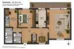 Etagenwohnung Köln Mülheim - 3 Zimmer, 95 m&sup2;, 1.795&euro; | Angebot:26665417
