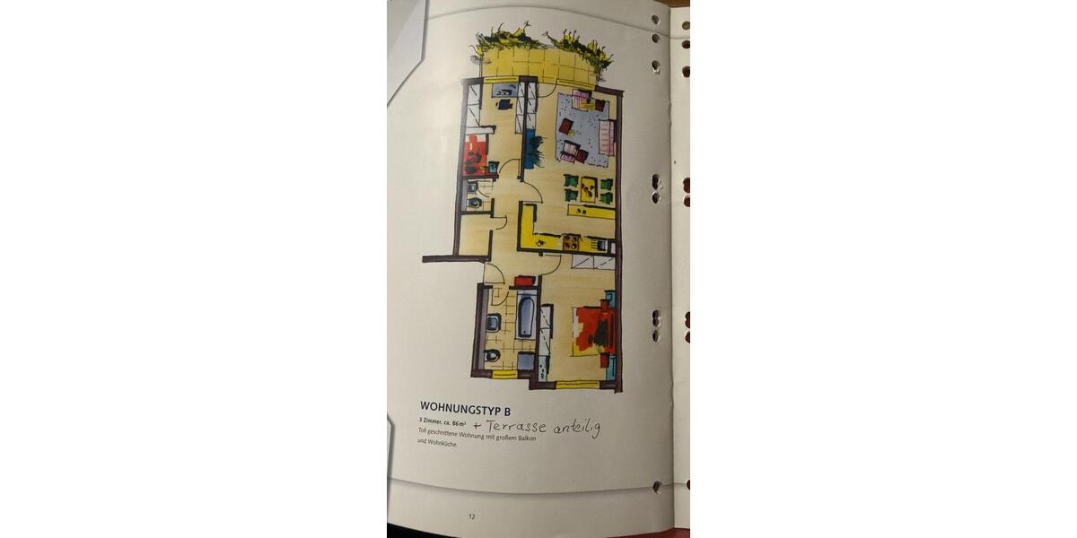 Terrassenwohnung Bergisch Gladbach Alt-Frankenforst - 3 Zimmer, 93 m&sup2;, 340.000&euro; | Angebot:25834247